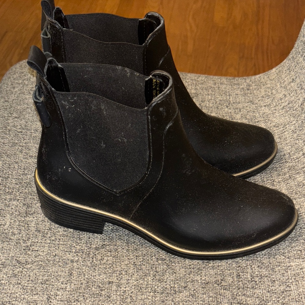 Kate Spade Black Ankle Boots